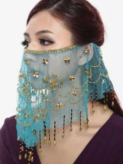 Belly Dance Costume Veils Women's Beautiful Net Bollywood Dance Accessories -Dresses Store 07d9e2c6 2136 4e1b a641 5d2fad137dbc