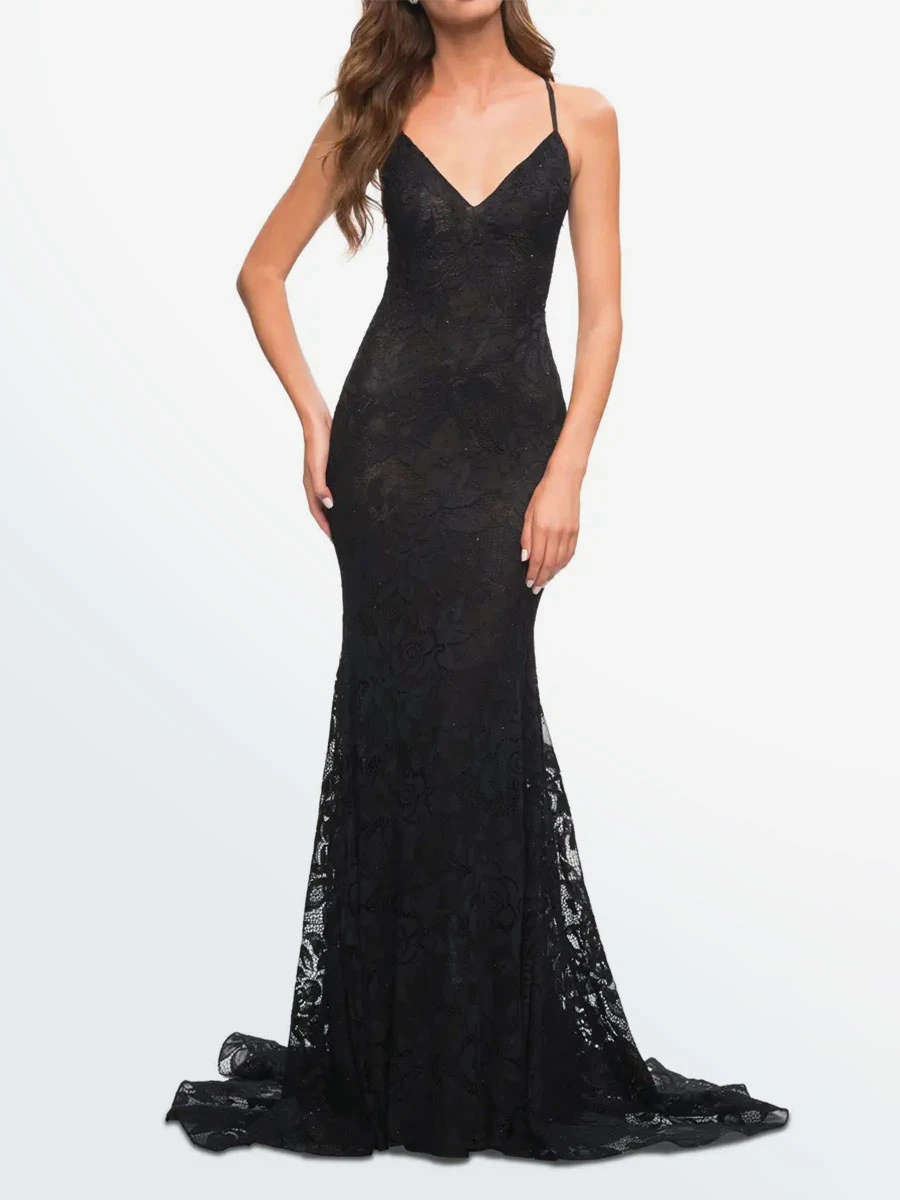 Gothic Wedding Dresses 2023 Mermaid Sleeveless Lace With Train Bridal Dress Free Customization 2 Gothic Wedding Dresses 2023 Mermaid Sleeveless Lace With Train Bridal Dress Free Customization