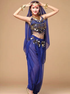 Belly Dance Costume Black Chiffon Women‘s Bollywood Dance Dress In 3 Piece -Dresses Store 19573a00 ecc4 4e7c 94a9 20bb1b73344b