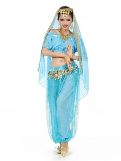 Belly Dance Costume Charming Chiffon Bollywood Dance Dress For Women With Veil -Dresses Store 1a74adad aaf9 4ac7 8eda dd3e1b909481