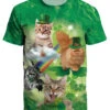 St Patricks Day T Shirt Green 3D Printed Dog Cat Clover Unisex Irish Short Sleeve Top Halloween 1 St Patricks Day T Shirt Green 3D Printed Dog Cat Clover Unisex Irish Short Sleeve Top Halloween -Dresses Store 201812261603553598685