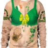 Sweatshirt St Patricks Day 3D Printed Bra Clover Pullover Unisex Irish Long Sleeve Top Halloween -Dresses Store 201812261604380798857