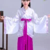 Kids Chinese Costume Hanfu Traditional Clothing Ancient Skirt Sash Top Outfit 3 Piece For Girls Halloween -Dresses Store 201812261616218781897