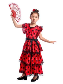Kids Dance Costumes Polka Flamenco Dress Paso Doble Costumes Spanish Skirt For Girls Carnival -Dresses Store 201902251013492314227