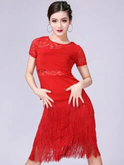 Kids Dance Costumes Gypsy Flamenco Ballroom Dancer Wears Red Long Kids Flamenco Outfit Paso Doble Dresses Spanish Skirt For Girls Carnival -Dresses Store 201903060959431014484