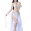 Belly Dance Costumes Split Rhinestones Ruffle Chiffon Women Performance Costume Halloween -Dresses Store 201905281506015862873