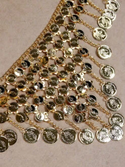 Belly Dance Waist Chain Metallic Belly Dancer Fringe Women Performance Costume 9 Belly Dance Waist Chain Metallic Belly Dancer Fringe Women Performance Costume -Dresses Store 201908281345582708700