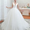 Princess Wedding Dress 2023 Ball Gown V Neck Sleeveless Court Train Bridal Gowns Free Customization 1 Princess Wedding Dress 2023 Ball Gown V Neck Sleeveless Court Train Bridal Gowns Free Customization -Dresses Store 201910141105160608630
