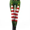 Women Christmas Leggings Christmas Tree Print Green Holiday Skinny Leg Pant -Dresses Store 201911181434539609339