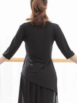 Dance Uniform Costumes Top Slit Irregular Modal Women Dancing Performance Wears Carnival 12 Dance Uniform Costumes Top Slit Irregular Modal Women Dancing Performance Wears Carnival -Dresses Store 201911211422048238845