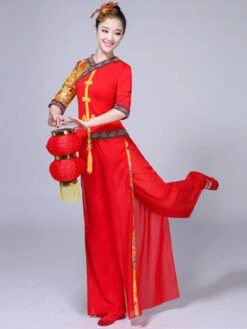 Red Chinese Costumes Nice Carnival Costumes Tang Suit -Dresses Store 201911281524474767218