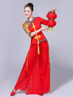 Red Chinese Costumes Nice Carnival Costumes Tang Suit -Dresses Store 201911281524480422787