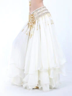 Belly Dance Long Skirt Ruffle Layered Women Dancing Wear -Dresses Store 201911281746468073474