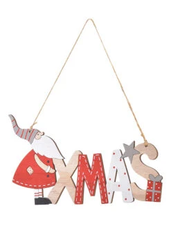 Christmas Holiday Decorations Wood Santa Claus Alphabet Listing -Dresses Store 202011091727319461752