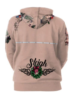 Deep Apricot Hoodie Christmas Tops Polyester Fiber Christmas Pattern Causal Holidays Costumes -Dresses Store 202011111146258534860