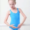 Ballet Dance Costumes Light Sky Blue Women's Kid's Ballerina Pleated Criss-Cross Artwork Backless Lycra Spandex Jumpsuit Set Performance Wear -Dresses Store 202106221029121682229