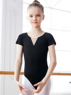 Ballet Dress Green Women's Kid's Ballerina Pleated Cut Out Color Block Shaping Lycra Spandex Jumpsuit Jumpsuit Dancing Wear 9 Ballet Dress Green Women's Kid's Ballerina Pleated Cut Out Color Block Shaping Lycra Spandex Jumpsuit Jumpsuit Dancing Wear -Dresses Store 202106221030066771760