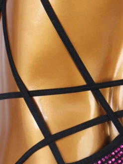 Latin Dance Costume Rose Women's Lycra Spandex Dress Dancing Wear -Dresses Store 202107221528504434320