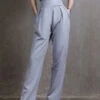 Latin Dance Costume Grey Unisex Lycra Spandex Long Pants Latin Dancer Dancing Wear -Dresses Store 202108031541266938264