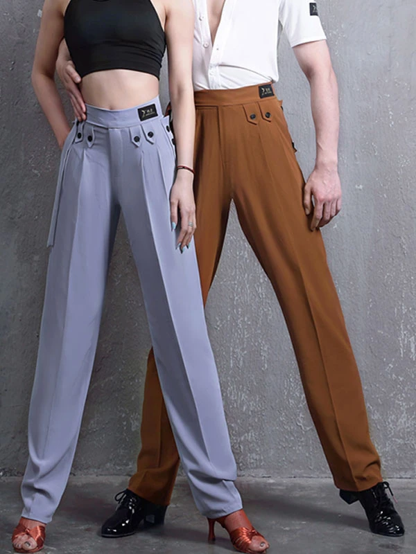 Latin Dance Costume Black Unisex Lycra Spandex Pants Latin Dancer Dancing Costume 7 Latin Dance Costume Black Unisex Lycra Spandex Pants Latin Dancer Dancing Costume - Image 5