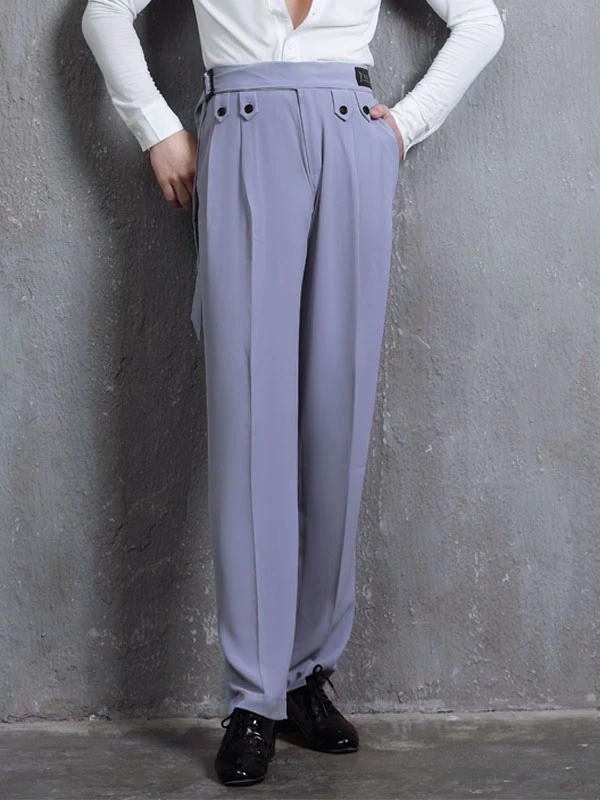 Latin Dance Costume Black Unisex Lycra Spandex Pants Latin Dancer Dancing Costume 6 Latin Dance Costume Black Unisex Lycra Spandex Pants Latin Dancer Dancing Costume - Image 4