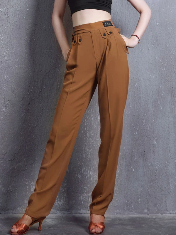 Latin Dance Costume Black Unisex Lycra Spandex Pants Latin Dancer Dancing Costume 4 Latin Dance Costume Black Unisex Lycra Spandex Pants Latin Dancer Dancing Costume - Image 2