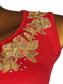 Latin Dance Dresses Red Women's Lycra Spandex Dress Latin Dancer Dancing Costume -Dresses Store 202108171816030442912