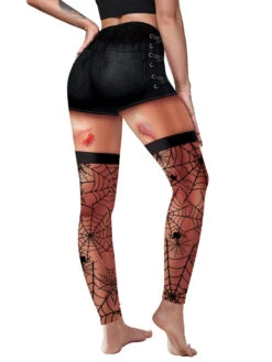 Halloween Costumes For Women Black Scary Stretch Skinny Pants Polyester Holidays Costumes 15 Halloween Costumes For Women Black Scary Stretch Skinny Pants Polyester Holidays Costumes -Dresses Store 202108191808450729605
