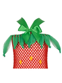 Kids Tunic Dress For Christmas Red Polyester Fiber Christmas Holidays Party Dress -Dresses Store 202110302010298322932