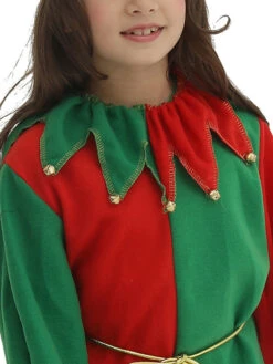 Kids Christmas Costume Red Polyester Fiber Top Hat Pants 3-Piece Set Christmas Holidays Costumes -Dresses Store 202110302010350071560