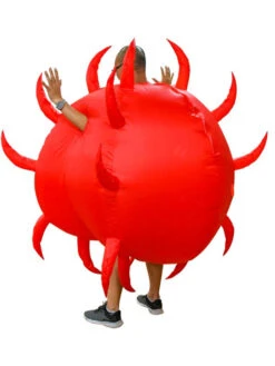 Carnival Fancy Costume Funny Costume Red Unisex Mardi Gras Burlesque Polyester Jumpsuit Holidays Costumes -Dresses Store 202110302011166189698