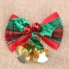 Green Christmas Bell Bowknot Props Polyester Fiber Christmas Holidays Costumes Props -Dresses Store 202110311920118999406