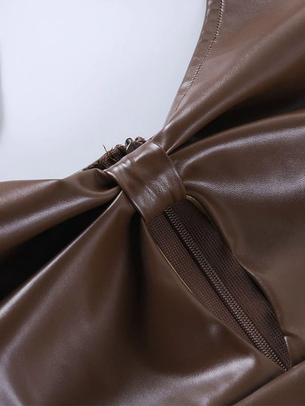 Birthday Bodycon Dresses Coffee Brown Halter Neck Sleeveless Coffee Brown Sexy Sheath Dress 11 Birthday Bodycon Dresses Coffee Brown Halter Neck Sleeveless Coffee Brown Sexy Sheath Dress - Image 9