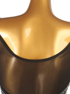 Ballroom Dance Costumes Black Women's Sexy Polyester Sequins Dress Dancer Dancing Wear -Dresses Store 20220419181654088852
