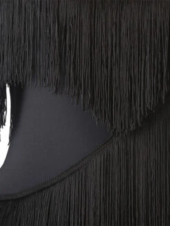 Latin Dance Costume Black Women's Fringe Rhinestones Bodycon Sexy Polyester Dress Dancing Costume -Dresses Store 202204211735194802053