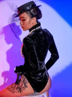 Jazz Dance Costumes Women's Velour Jumpsuit Dancing Wear -Dresses Store 202204291537222943044