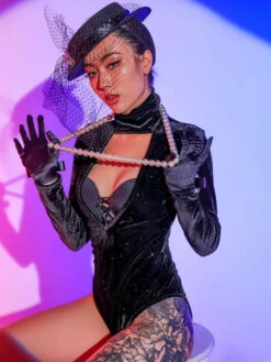 Jazz Dance Costumes Women's Velour Jumpsuit Dancing Wear -Dresses Store 202204291537226228390