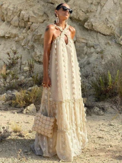 Sleeveless Maxi Dress Casual Oversized Floor Length Dress