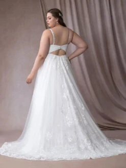 Simple Wedding Dress V-Neck Sleeveless Lace A-Line Bridal Gowns Free Customization 13 Simple Wedding Dress V-Neck Sleeveless Lace A-Line Bridal Gowns Free Customization -Dresses Store 202205311722221813129