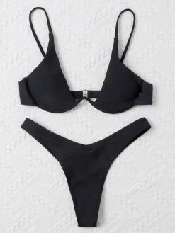 Women Bikini Swimsuit Black Summer Beach Swimming Suits -Dresses Store 202206271854381568503