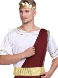 Halloween Halloween Costumes White Men's Vintage Sash Headwear Polyester Set Holidays Costumes -Dresses Store 202207191158000658408