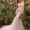 Wedding Dress With Train Sleeveless Lace V-Neck Bridal Gowns Free Customization -Dresses Store 20221018175620438418