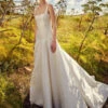 Simple Wedding Dress 2023 A-Line Square Neck Sleeveless Bridal Gowns Free Customization -Dresses Store 202211181725246674448