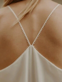 Ivory Bridal Jumpsuit 2023 Floor-Length A-Line V-Neck Sleeveless Wedding Jumpsuit -Dresses Store 202301141217560735760