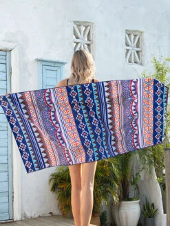 Square Beach Towels Sand-free Boho Rapid-drying 160*80cm -Dresses Store 202303091733402034372