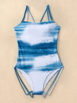 Women Monokini Swimsuits Light Sky Blue Ombre Straps Neck Backless Summer Sexy Bathing Suits 16 Women Monokini Swimsuits Light Sky Blue Ombre Straps Neck Backless Summer Sexy Bathing Suits -Dresses Store 202303131434152255019