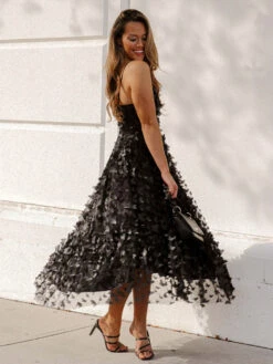 Sexy Straps Neck Sleeveless Midi Dress -Dresses Store 202303271452057629046