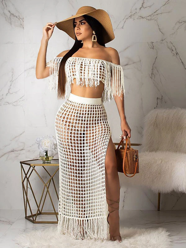 Women Cover Ups Rose Cut Out Bateau Neck Irregular Acrylic Summer Beach Swimwear 3 Women Cover Ups Rose Cut Out Bateau Neck Irregular Acrylic Summer Beach Swimwear