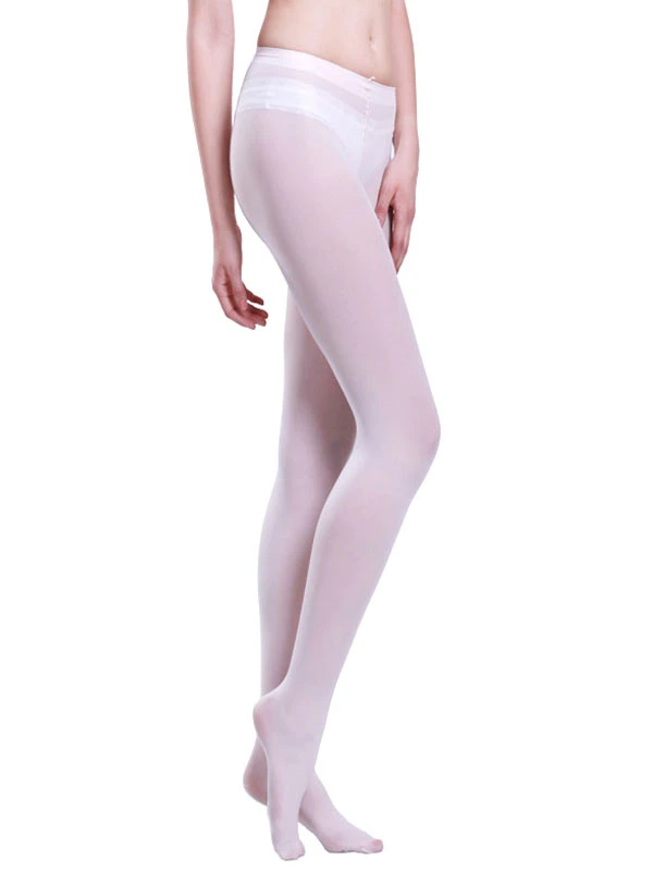White Ballerina Velvet Ballet Stockings For Women 4 White Ballerina Velvet Ballet Stockings For Women - Image 2