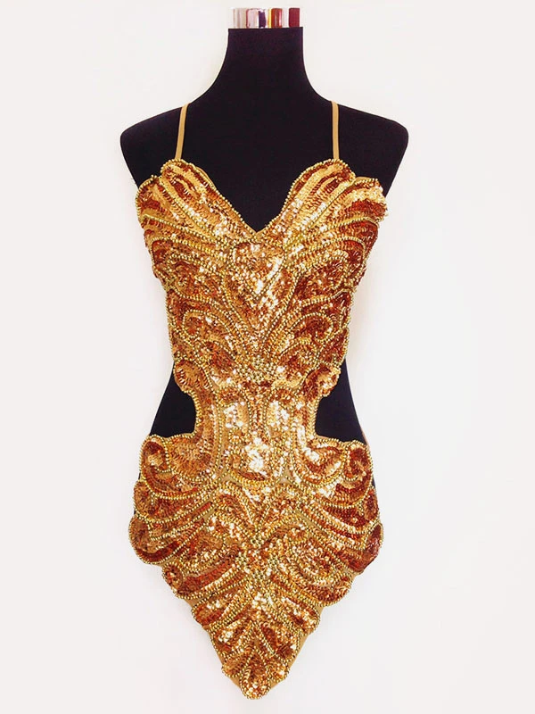 Dance Costumes Latin Dancer Dresses Women Glitter Royal Blue Sequin Latin Dancing Clothing Hallloween 7 Dance Costumes Latin Dancer Dresses Women Glitter Royal Blue Sequin Latin Dancing Clothing Hallloween - Image 5